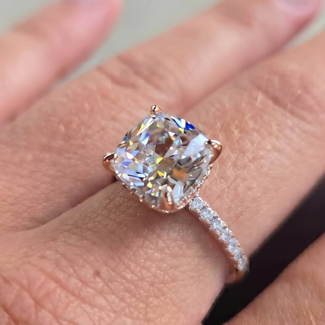 Bague Solitaire diamant 4 carats