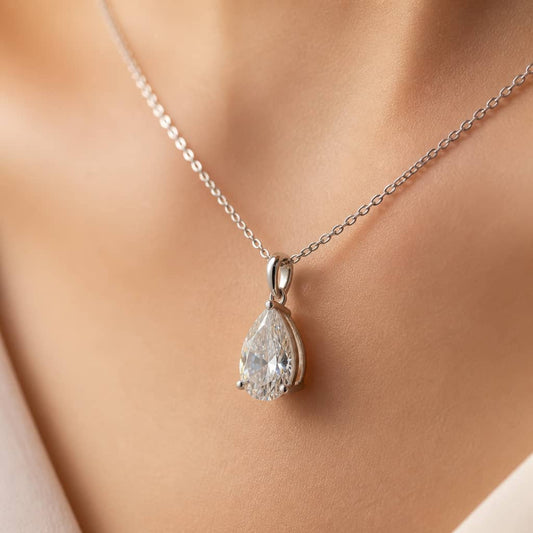 Collier Cœur Acier Inoxydable– Finition Steel Tone