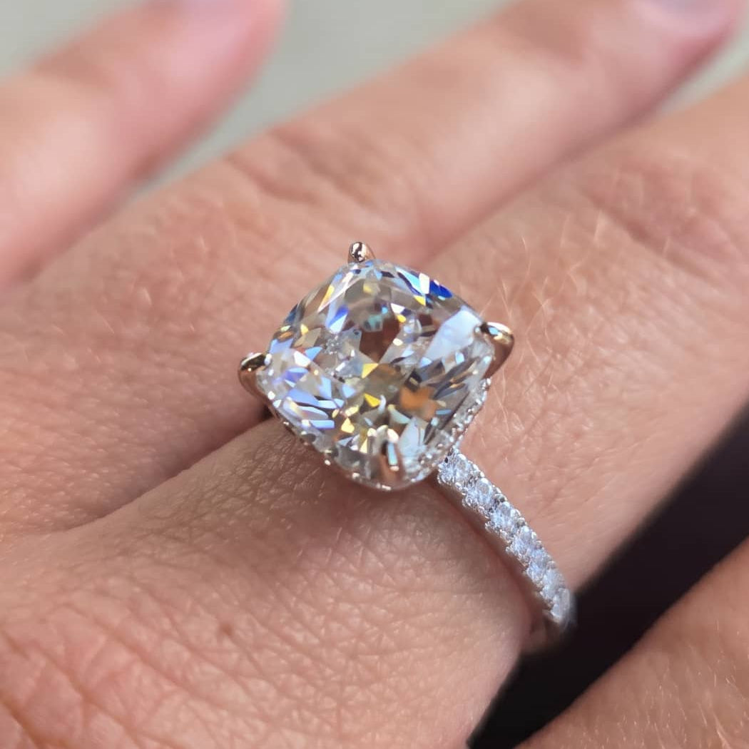 Bague Solitaire diamant 4 carats
