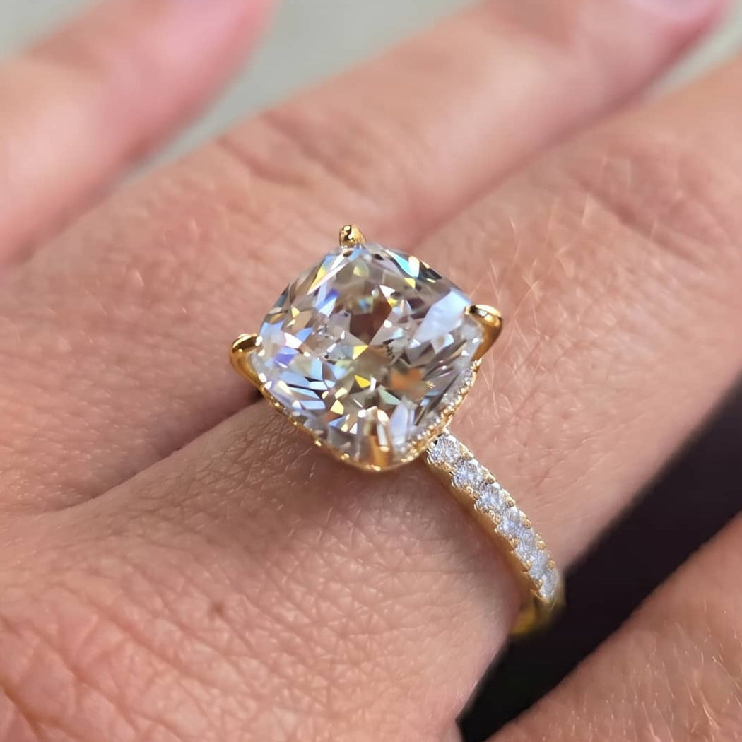 Bague Solitaire diamant 4 carats