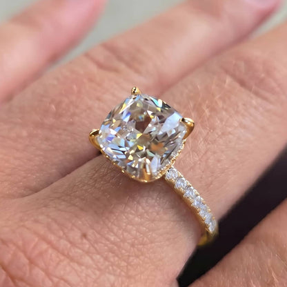 Bague Solitaire diamant 4 carats